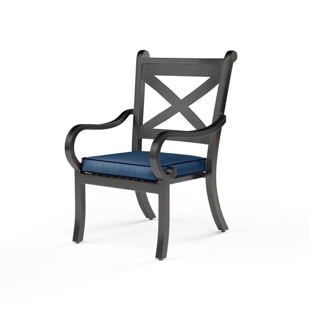 Sunset West - Monterey Dining Chair in Spectrum Indigo w/ Self Welt - SW3001-1-48080 veiw 1