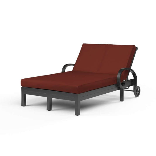 Sunset West - Monterey Double Chaise in Canvas Henna w/ Self Welt - SW3001-99-5407 veiw 1