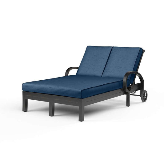 Sunset West - Monterey Double Chaise in Spectrum Indigo w/ Self Welt - SW3001-99-48080 veiw 1