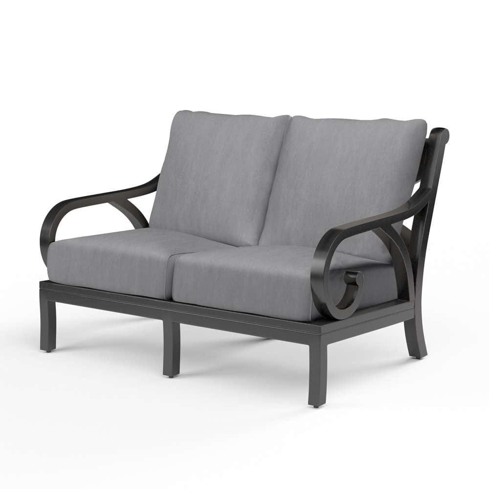 Sunset West - Monterey Loveseat in Canvas Granite w/ Self Welt - SW3001-22-5402 veiw 1