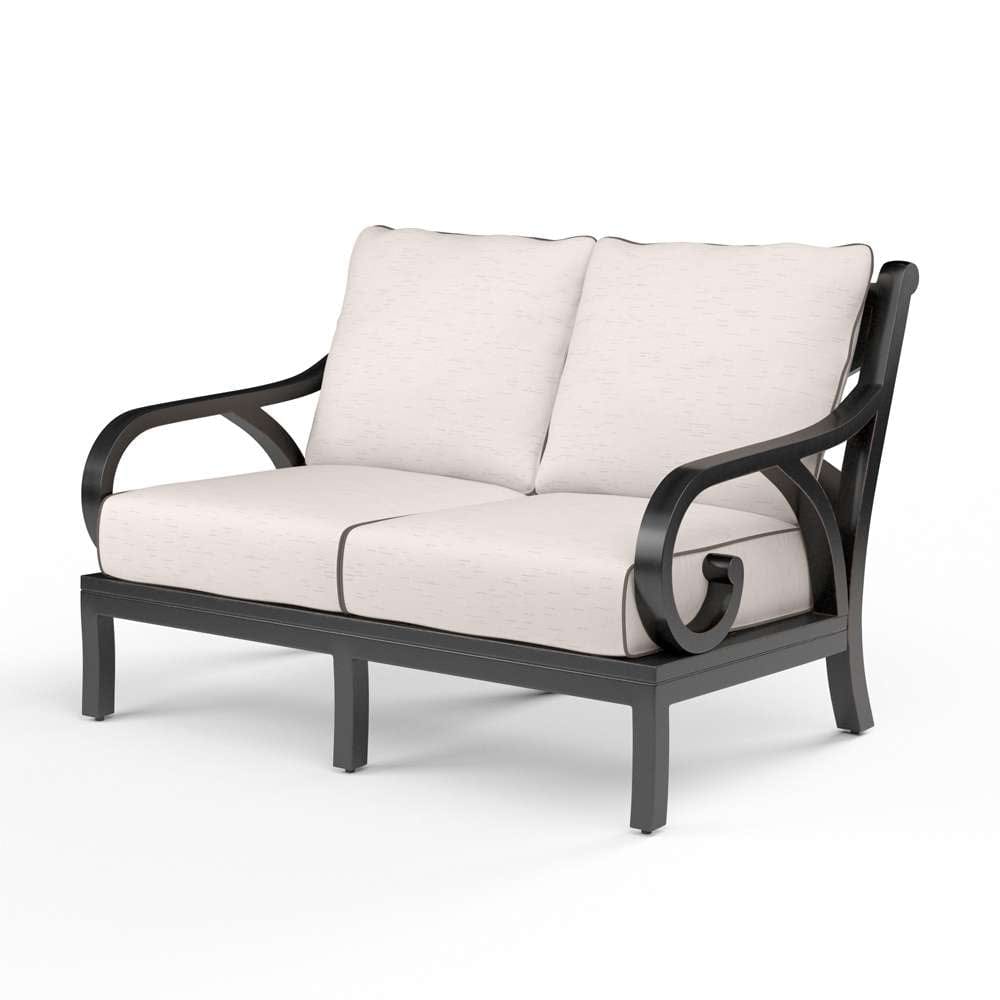 Sunset West - Monterey Loveseat in Canvas Natural w/ Self Welt - SW3001-22-5404 veiw 1