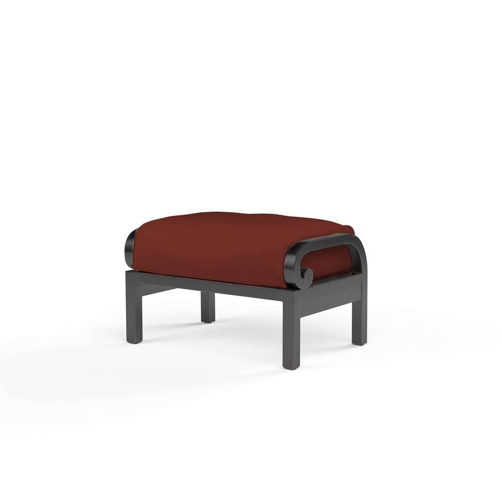 Sunset West - Monterey Ottoman in Canvas Henna w/ Self Welt - SW3001-OTT-5407 veiw 1