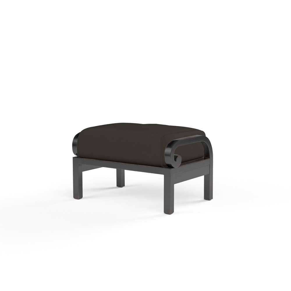 Sunset West - Monterey Ottoman in Spectrum Carbon w/ Self Welt - SW3001-OTT-48085 veiw 1