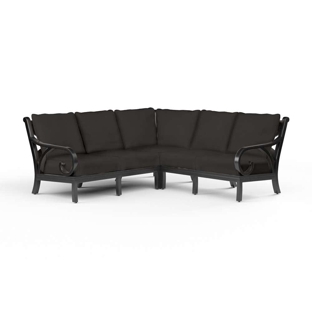 Sunset West - Monterey Sectional in Spectrum Carbon w/ Self Welt - SW3001-SEC-48085_CLOSEOUT veiw 1
