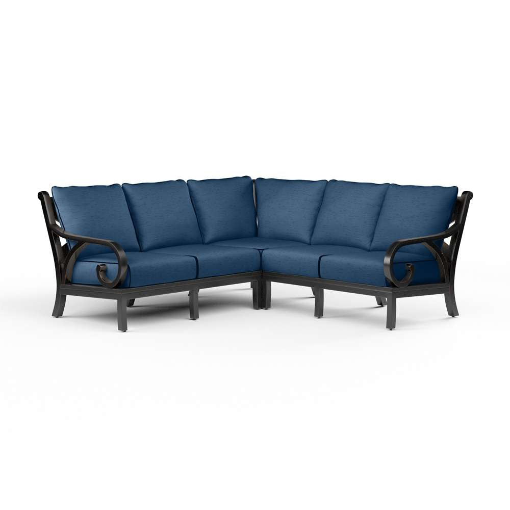 Sunset West - Monterey Sectional in Spectrum Indigo w/ Self Welt - SW3001-SEC-48080_CLOSEOUT veiw 1