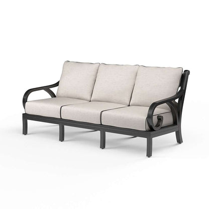 Sunset West - Monterey Sofa in Frequency Sand w/ Contrast Canvas Java Welt - SW3001-23-SAND-STKIT veiw 1