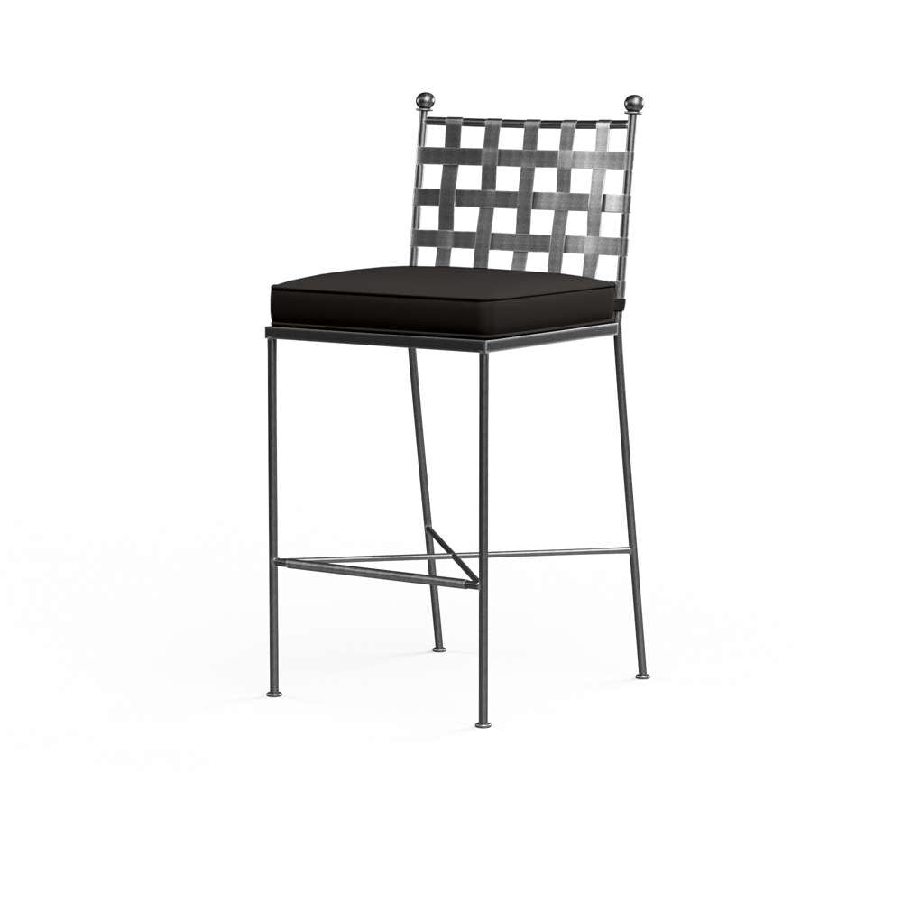 Sunset West - Provence Barstool in Spectrum Carbon w/ Self Welt - SW3201-7B-48085 veiw 1