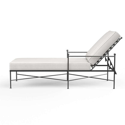 Sunset West - Provence Chaise Lounge in Canvas Flax w/ Self Welt - SW3201-9-FLAX-STKIT veiw 2
