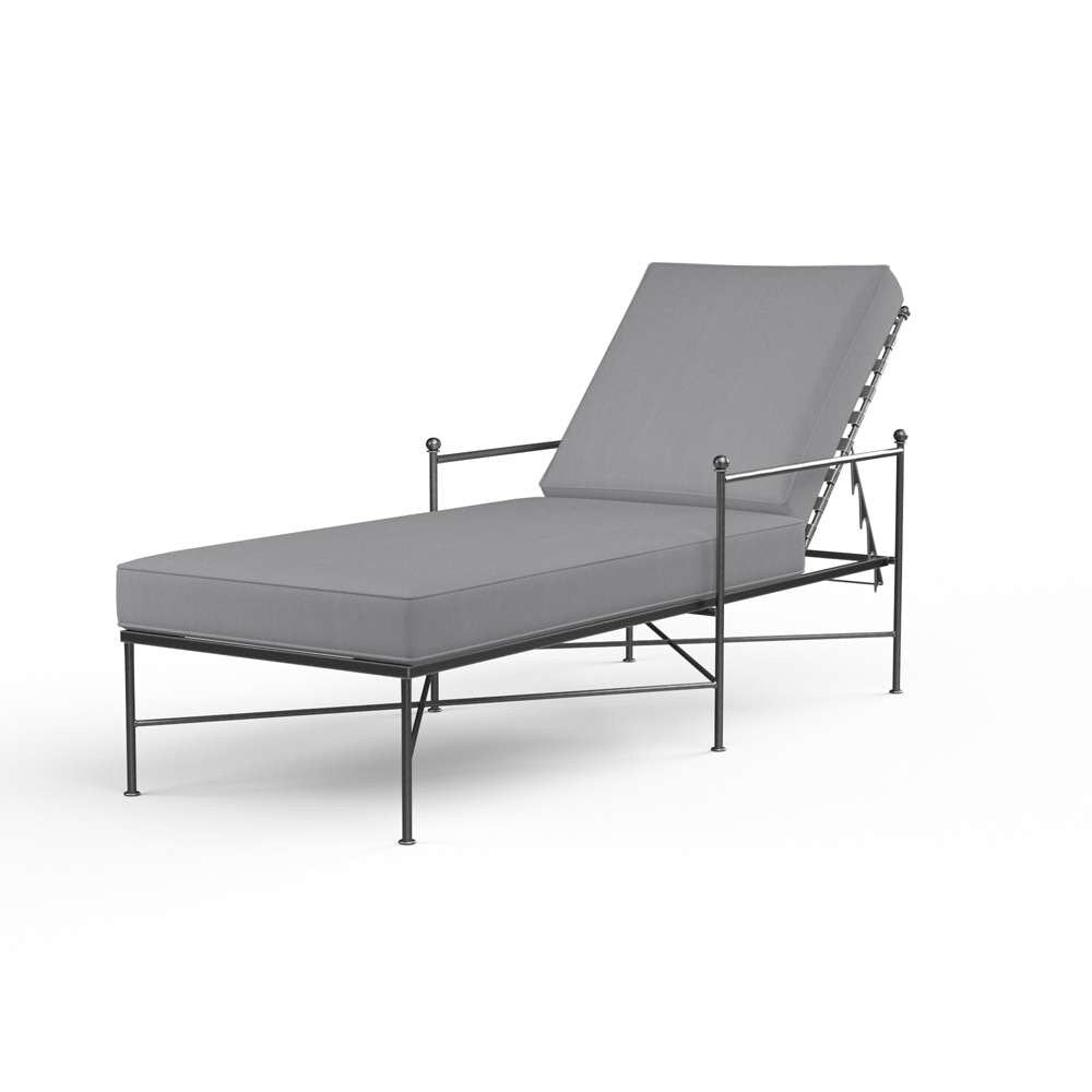 Sunset West - Provence Chaise Lounge in Canvas Granite w/ Self Welt - SW3201-9-5402 veiw 1