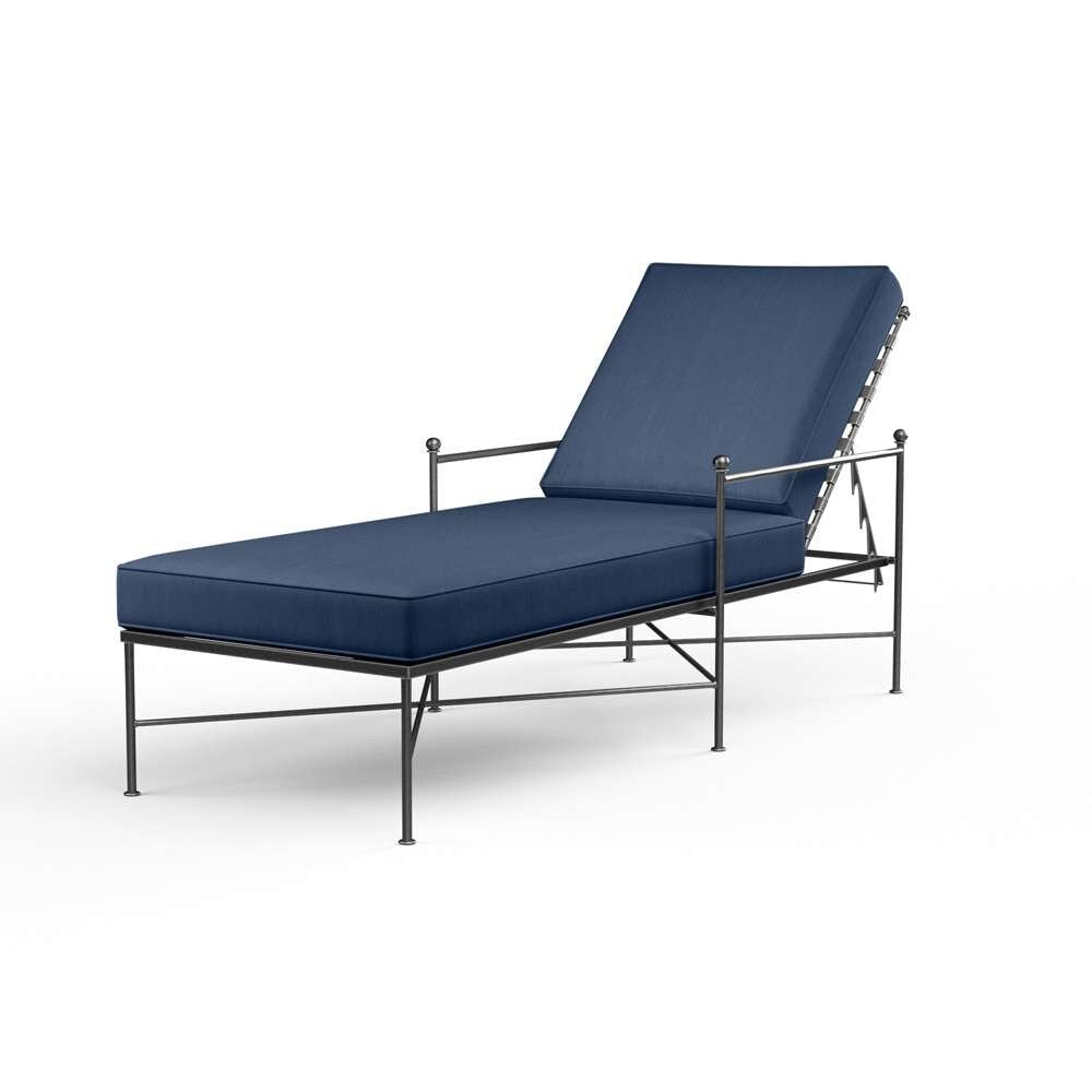 Sunset West - Provence Chaise Lounge in Spectrum Indigo w/ Self Welt - SW3201-9-48080 veiw 1