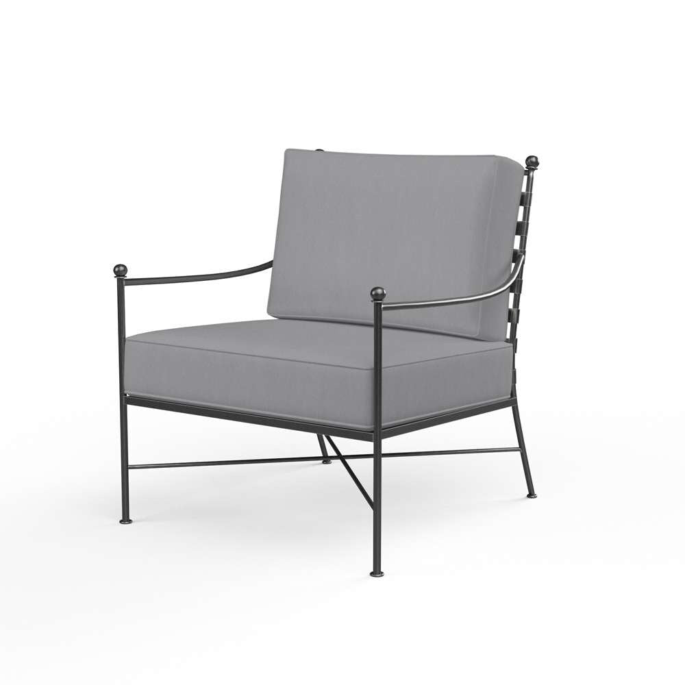 Sunset West - Provence Club Chair in Canvas Granite w/ Self Welt - SW3201-21-5402 veiw 1