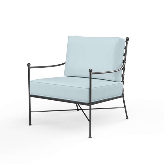 Sunset West - Provence Club Chair in Canvas Skyline w/ Self Welt - SW3201-21-14091 veiw 1