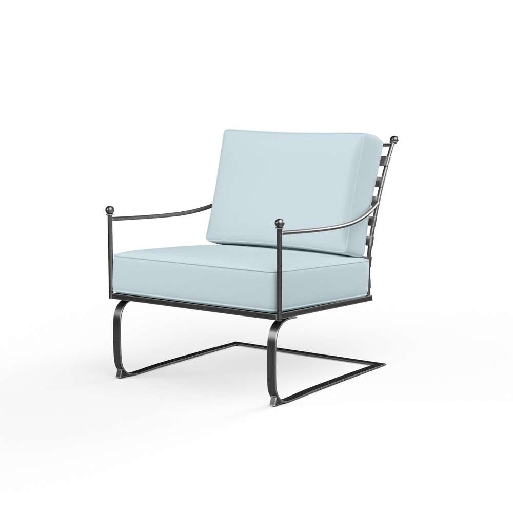 Sunset West - Provence Club Rocker in Canvas Skyline w/ Self Welt - SW3201-21R-14091 veiw 1