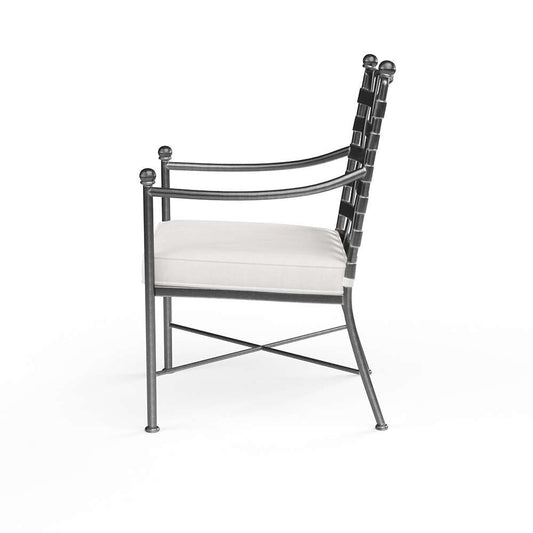 Sunset West - Provence Dining Chair in Canvas Flax w/ Self Welt - SW3201-1-FLAX-STKIT veiw 2