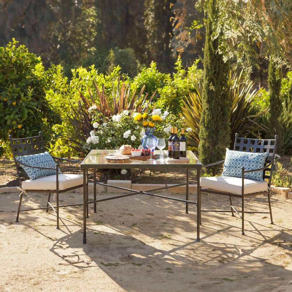 Sunset West - Provence Dining Chair in Canvas Flax w/ Self Welt - SW3201-1-FLAX-STKIT veiw 3