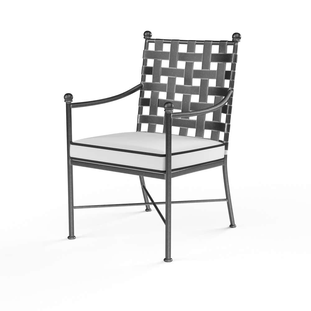 Sunset West - Provence Dining Chair in Canvas Natural w/ Contrast Spectrum Carbon Welt - SW3201-1-5404 veiw 1