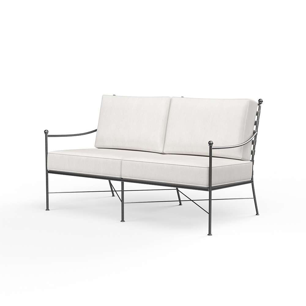 Sunset West - Provence Loveseat in Canvas Flax w/ Self Welt - SW3201-22-FLAX-STKIT veiw 1