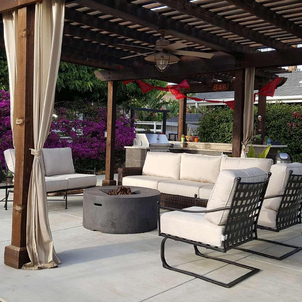 Sunset West - Provence Loveseat in Canvas Flax w/ Self Welt - SW3201-22-FLAX-STKIT veiw 3