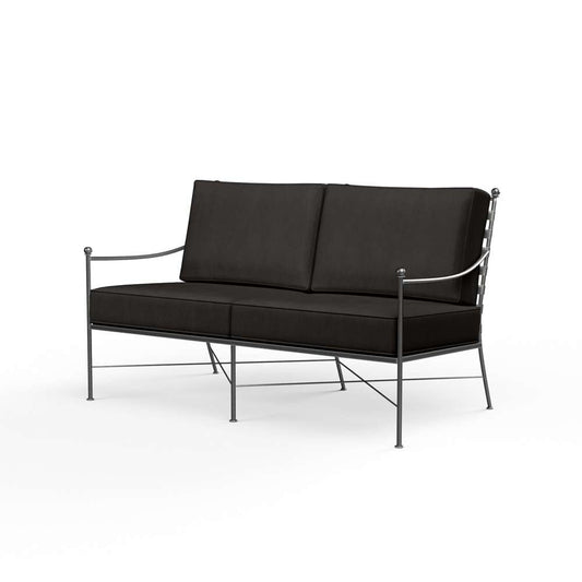 Sunset West - Provence Loveseat in Spectrum Carbon w/ Self Welt - SW3201-22-48085 veiw 1