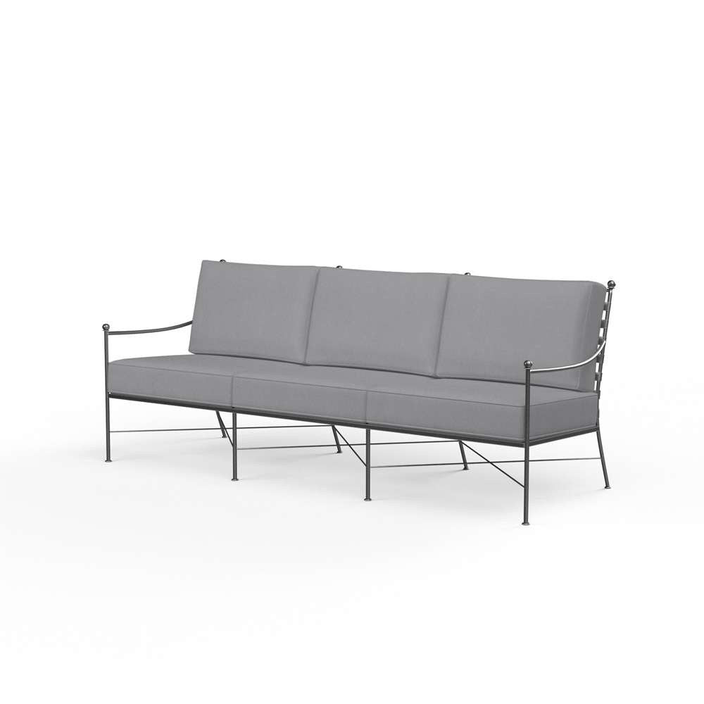 Sunset West - Provence Sofa in Canvas Granite w/ Self Welt - SW3201-23-5402 veiw 1