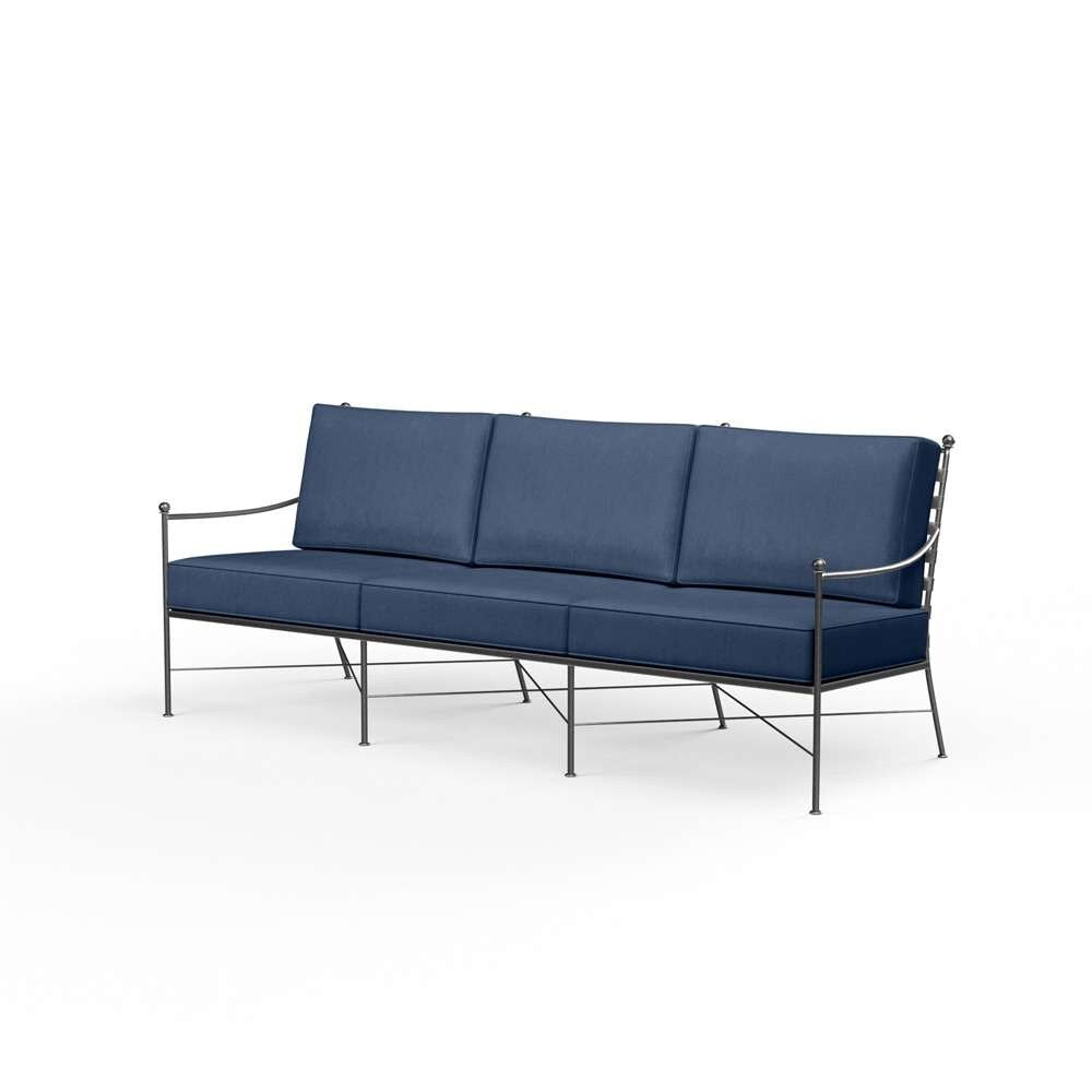 Sunset West - Provence Sofa in Spectrum Indigo w/ Self Welt - SW3201-23-48080 veiw 1