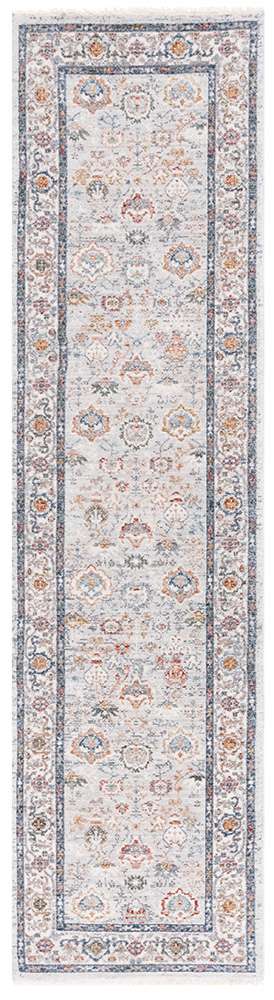 Lauren Ralph Lauren - Fairhaven Rug - 2 X 8 - Light Grey / Blue Rust veiw 1