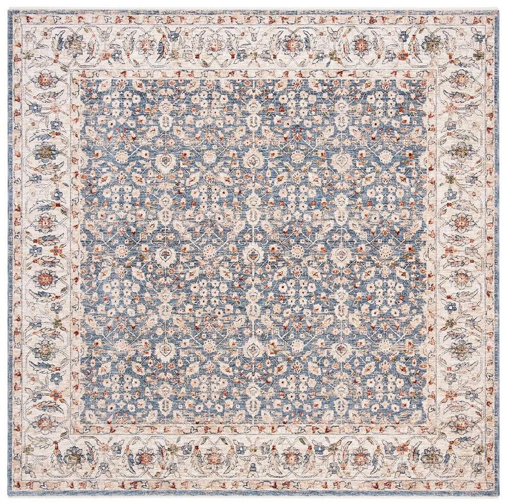 Lauren Ralph Lauren - Helena Rug - 6-7in X 6-7in Square - Ivory / Blue veiw 1