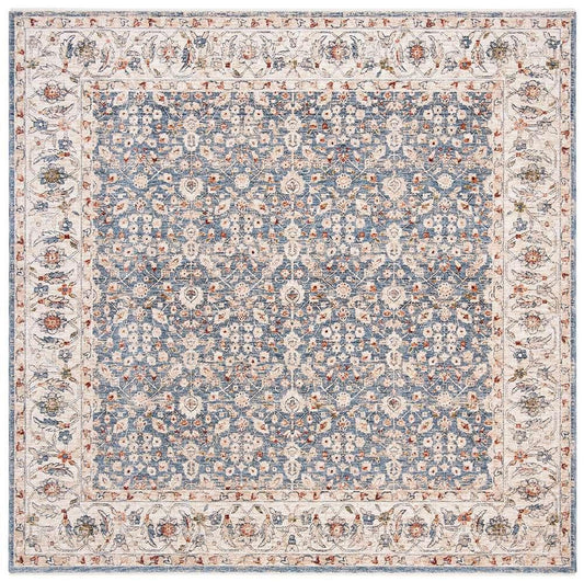 Lauren Ralph Lauren - Helena Rug - 6-7in X 6-7in Square - Ivory / Blue veiw 1