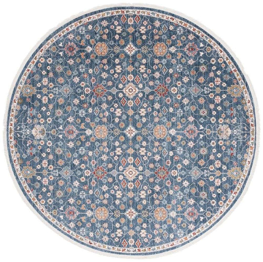 Lauren Ralph Lauren - Kempton Rug - 6-7in X 6-7in Round - Navy / Ivory veiw 1