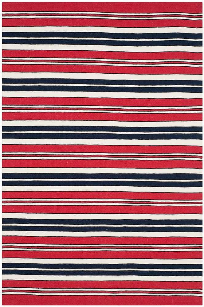Lauren Ralph Lauren - Leopold Stripe Rug - 4 X 6 - Red veiw 1