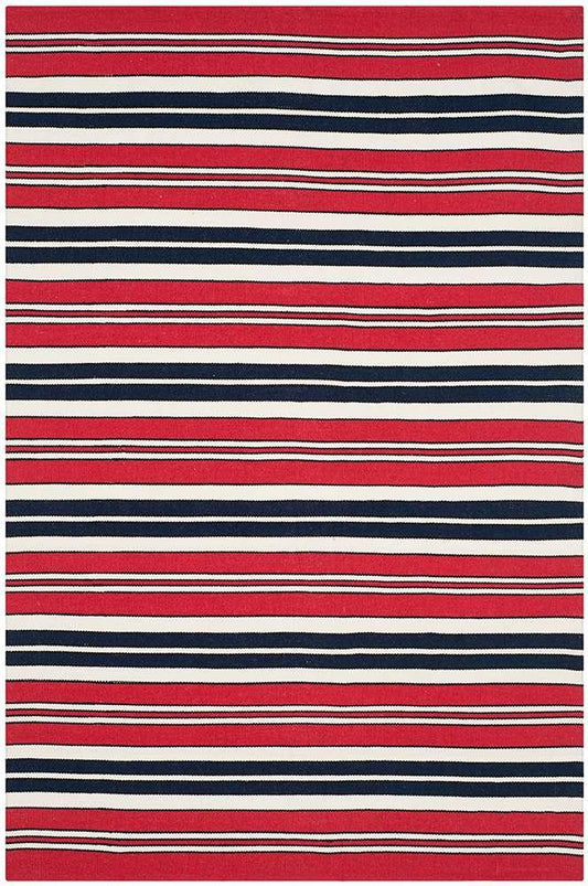 Lauren Ralph Lauren - Leopold Stripe Rug - 4 X 6 - Red veiw 1