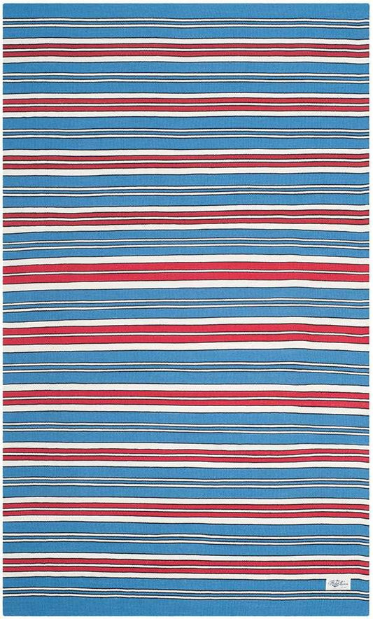 Lauren Ralph Lauren - Leopold Stripe Rug - 5 X 8 - Royal Blue veiw 1