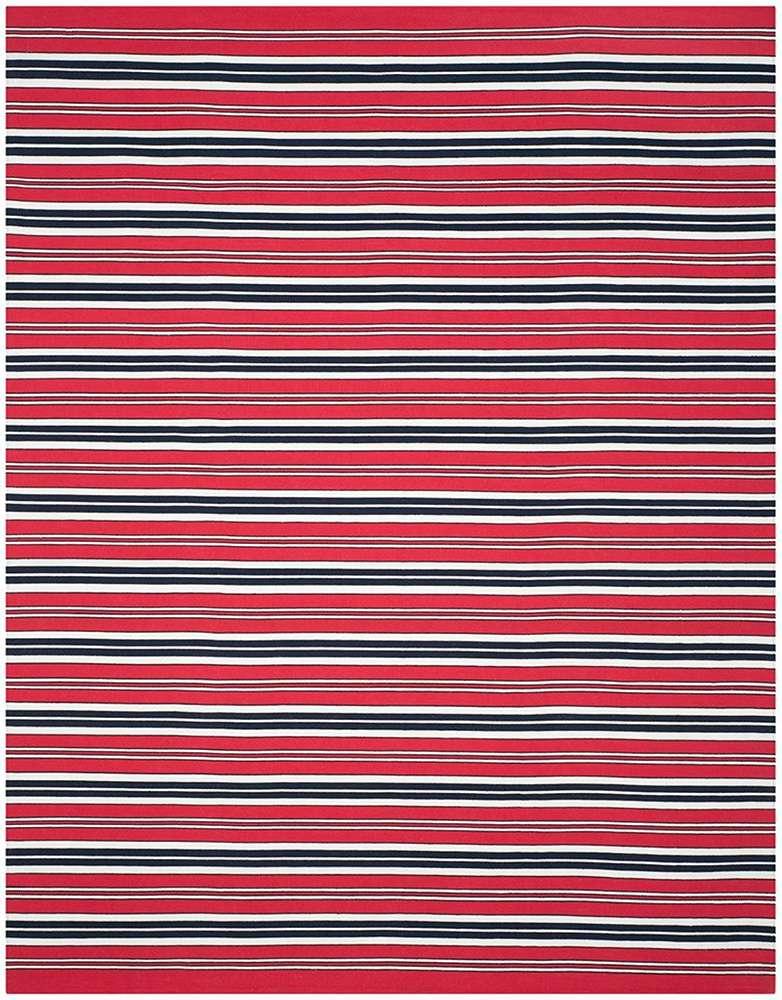 Lauren Ralph Lauren - Leopold Stripe Rug - 6 X 9 - Red veiw 1