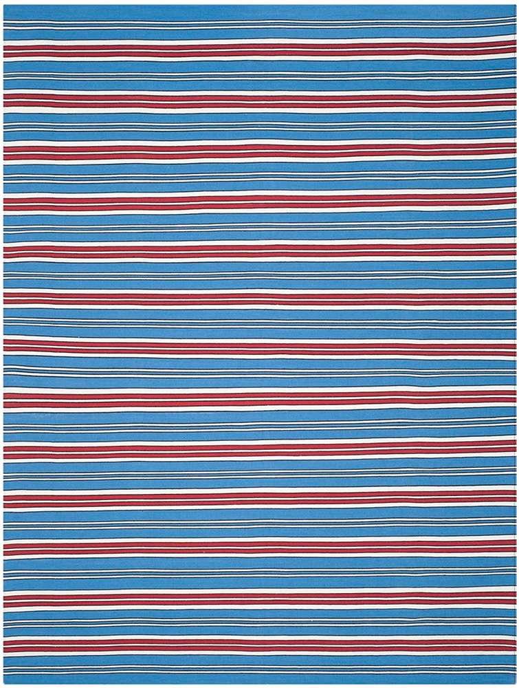 Lauren Ralph Lauren - Leopold Stripe Rug - 6 X 9 - Royal Blue veiw 1