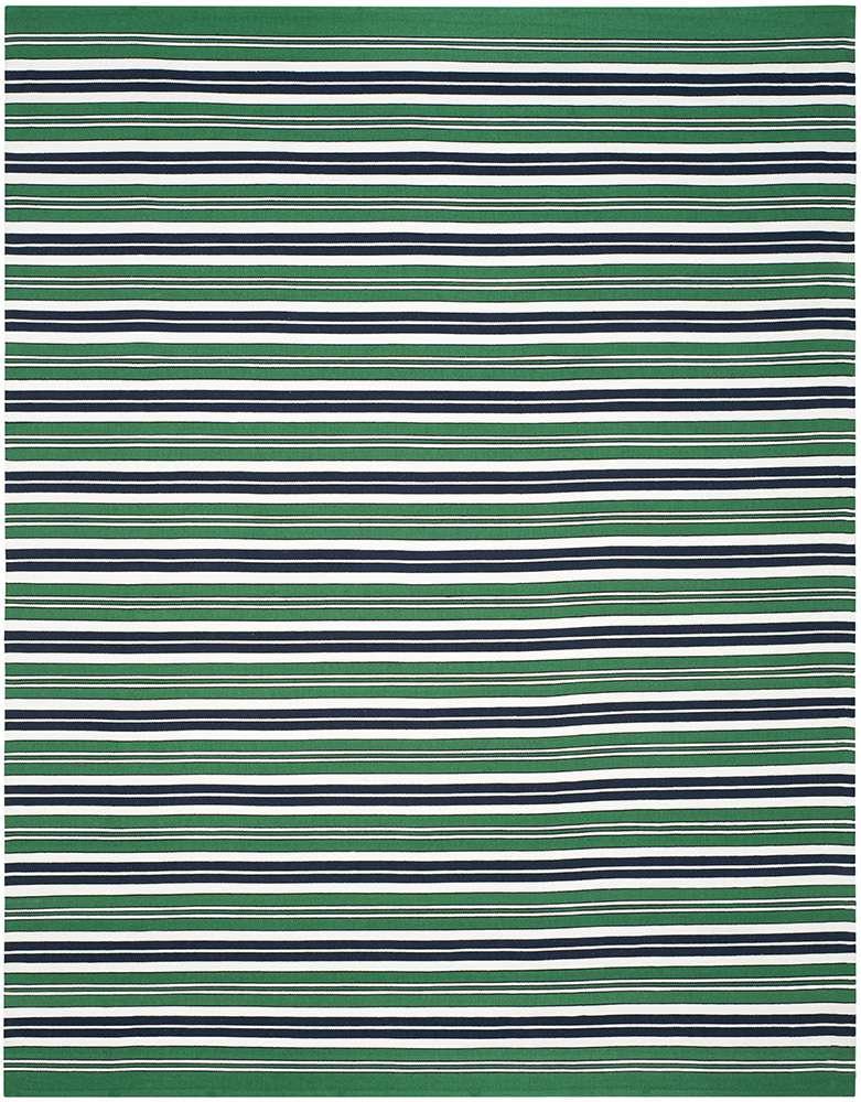 Lauren Ralph Lauren - Leopold Stripe Rug - 8 X 10 - Green veiw 1