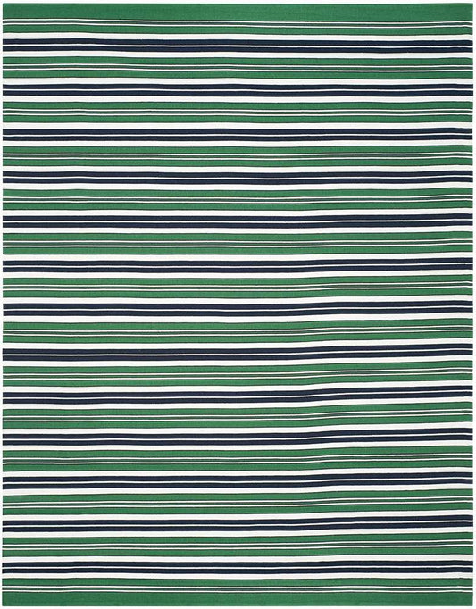 Lauren Ralph Lauren - Leopold Stripe Rug - 8 X 10 - Green veiw 1