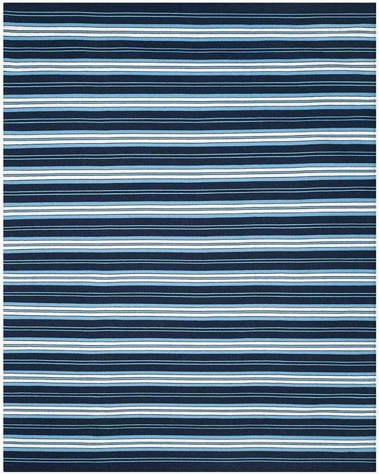 Lauren Ralph Lauren - Leopold Stripe Rug - 8 X 10 - Navy veiw 1
