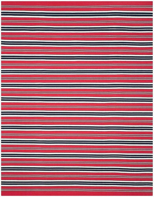 Lauren Ralph Lauren - Leopold Stripe Rug - 9 X 12 - Red veiw 1