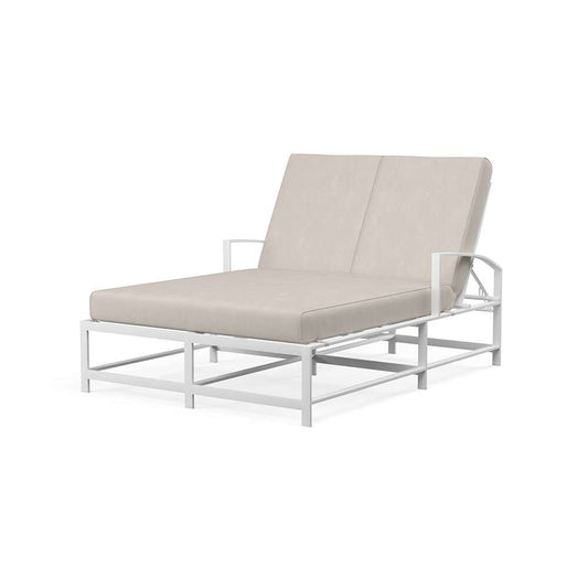 Sunset West - Bristol Double Chaise in Canvas Flax w/ Self Welt - SW501-99-FLAX-STKIT veiw 1