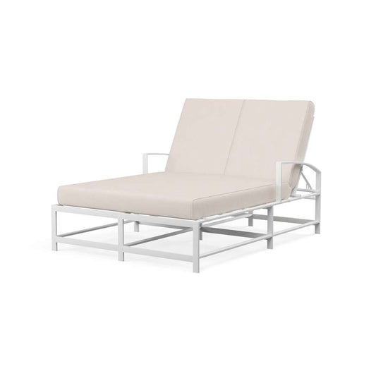 Sunset West - Bristol Double Chaise in Canvas Natural w/ Self Welt - SW501-99-5404 veiw 1