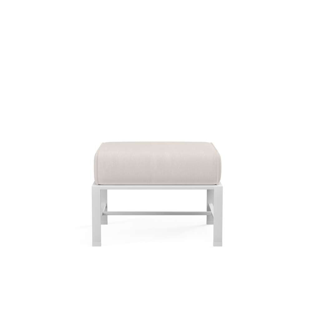 Sunset West - Bristol Ottoman in Canvas Natural w/ Self Welt - SW501-OTT-5404 veiw 1
