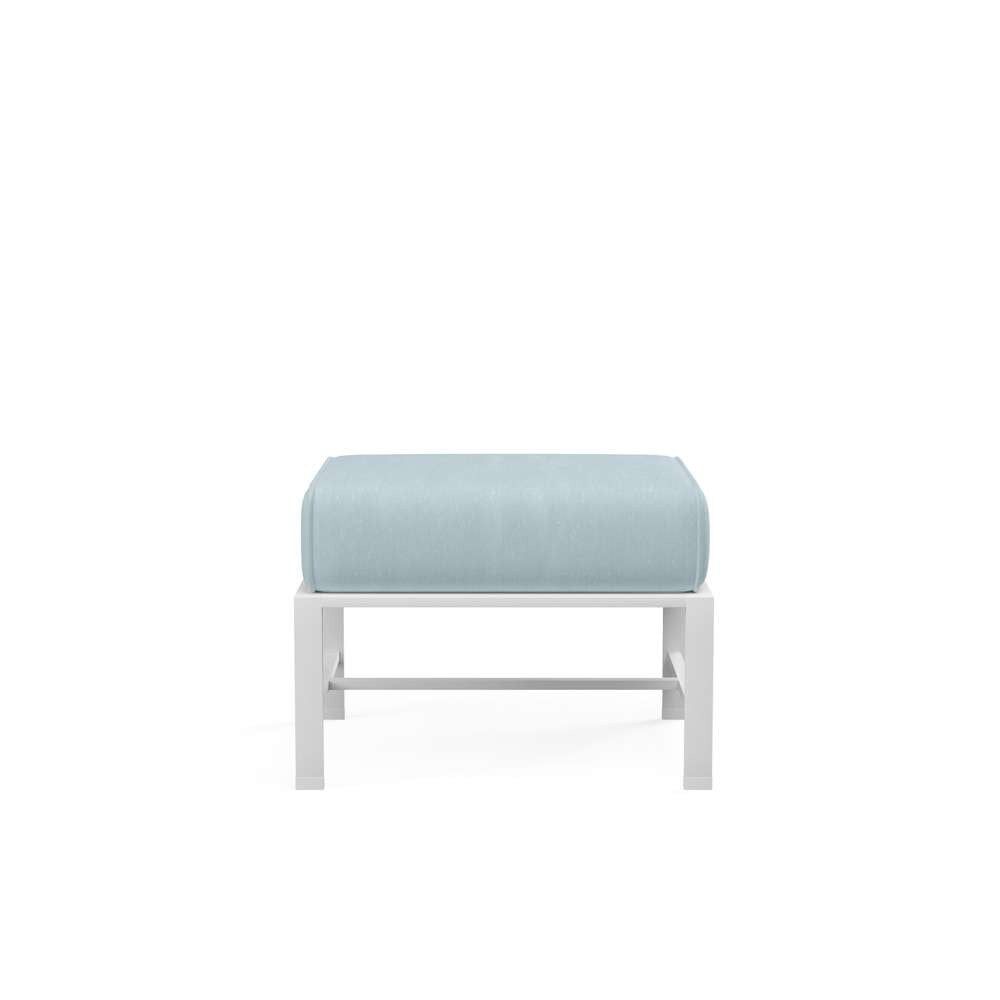 Sunset West - Bristol Ottoman in Canvas Skyline w/ Self Welt - SW501-OTT-14091 veiw 1