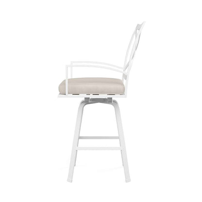 Sunset West - Bristol Swivel Counter Stool in Canvas Flax w/ Self Welt - SW501-7C-FLAX-STKIT veiw 2