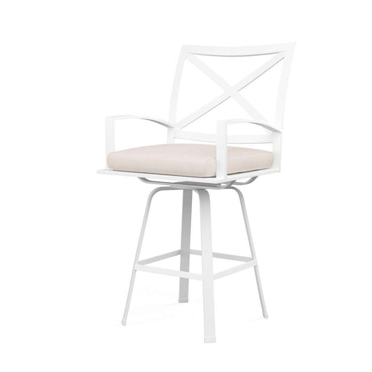Sunset West - Bristol Swivel Counter Stool in Canvas Natural w/ Self Welt - SW501-7C-5404 veiw 1