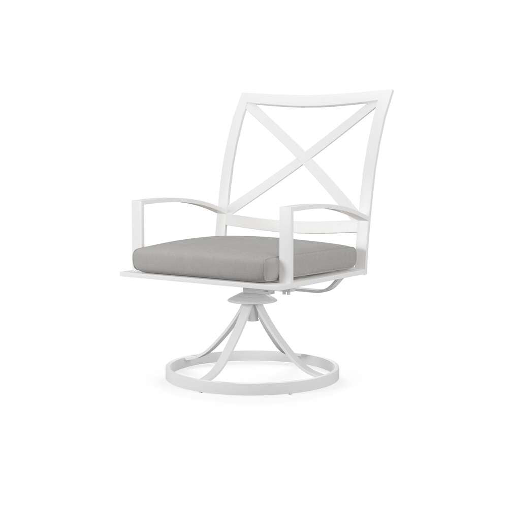 Sunset West - Bristol Swivel Dining Chair in Canvas Granite w/ Self Welt - SW501-11-5402 veiw 1