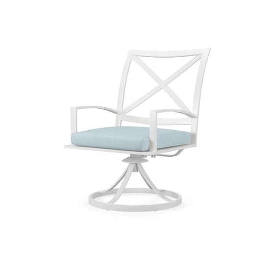 Sunset West - Bristol Swivel Dining Chair in Canvas Skyline w/ Self Welt - SW501-11-14091 veiw 1