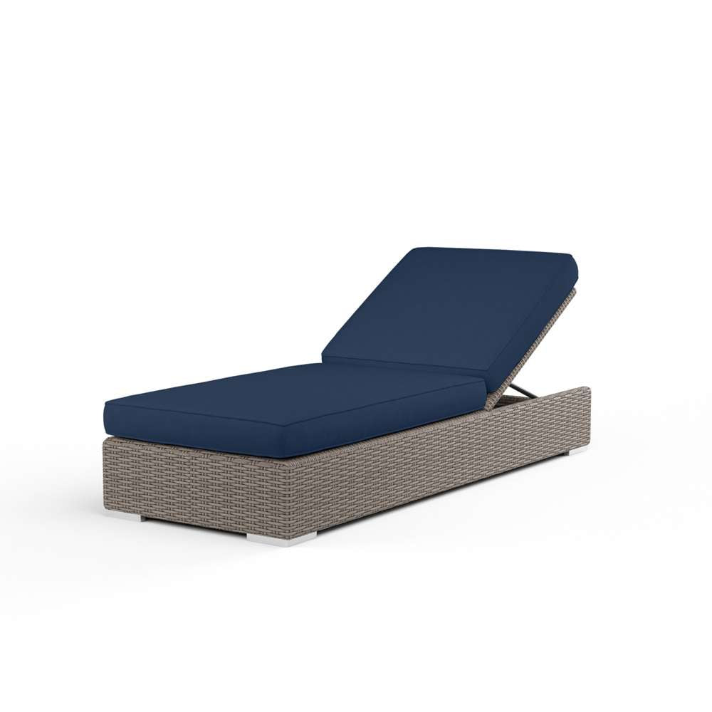 Sunset West - Coronado Adjustable Chaise in Spectrum Indigo w/ Self Welt - SW2101-9-48080 veiw 1