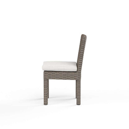 Sunset West - Coronado Armless Dining Chair in Canvas Flax w/ Self Welt - SW2101-1A-FLAX-STKIT veiw 2