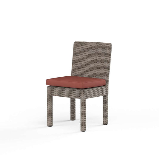 Sunset West - Coronado Armless Dining Chair in Canvas Henna w/ Self Welt - SW2101-1A-5407 veiw 1