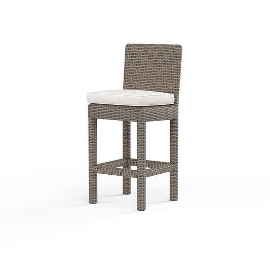 Sunset West - Coronado Barstool in Canvas Flax w/ Self Welt - SW2101-7B-FLAX-STKIT veiw 1